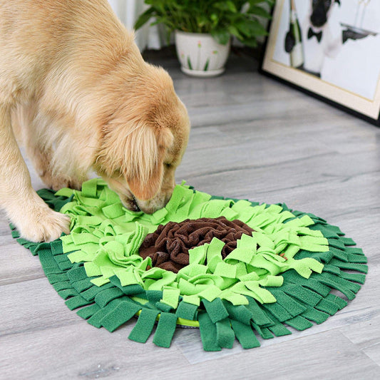 Dog Sniffing Mat Dog Puzzle Toy Pet Snack Feeding Mat Boring Interactive Game Training Blanket Snuffle Feeding Training Mat Pets Fashion