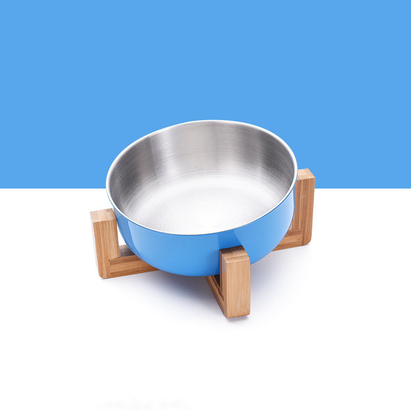 Neck Guard Stainless Steel Pet Bowl Pets Fashion