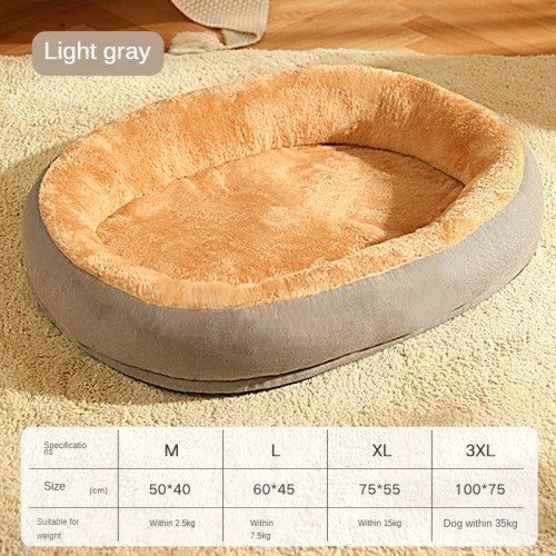 Removable And Washable Dog Bed Warm Cat Bed For Sleeping Pets Fashion