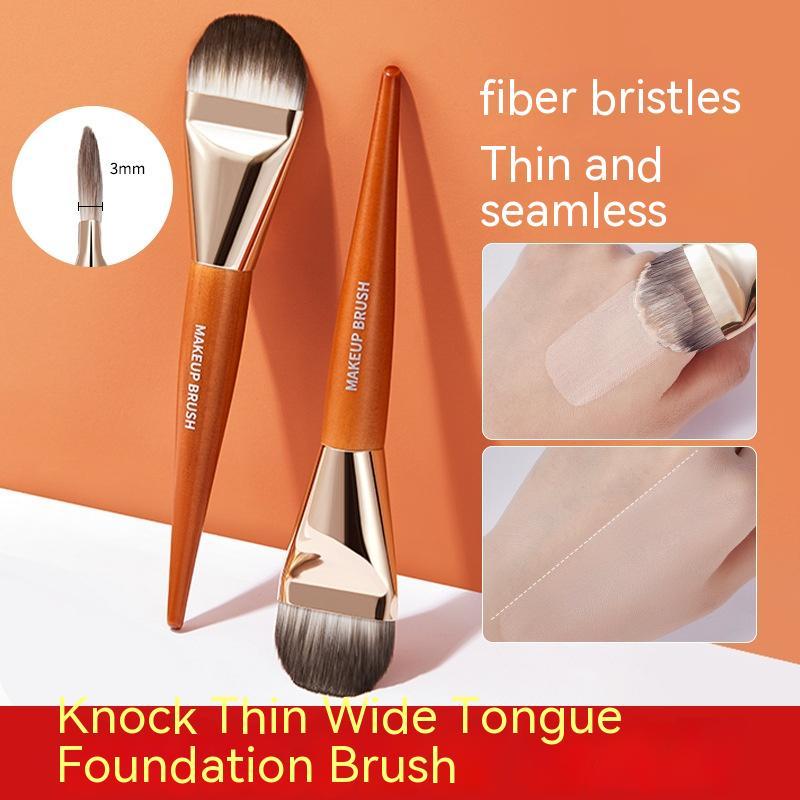 Lightweight Seamless Flat Head Base Makeup Facial Care Brush LadyShow.Store