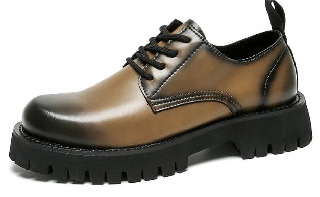 Men's Leather Thick Shoes Best YouTube Store