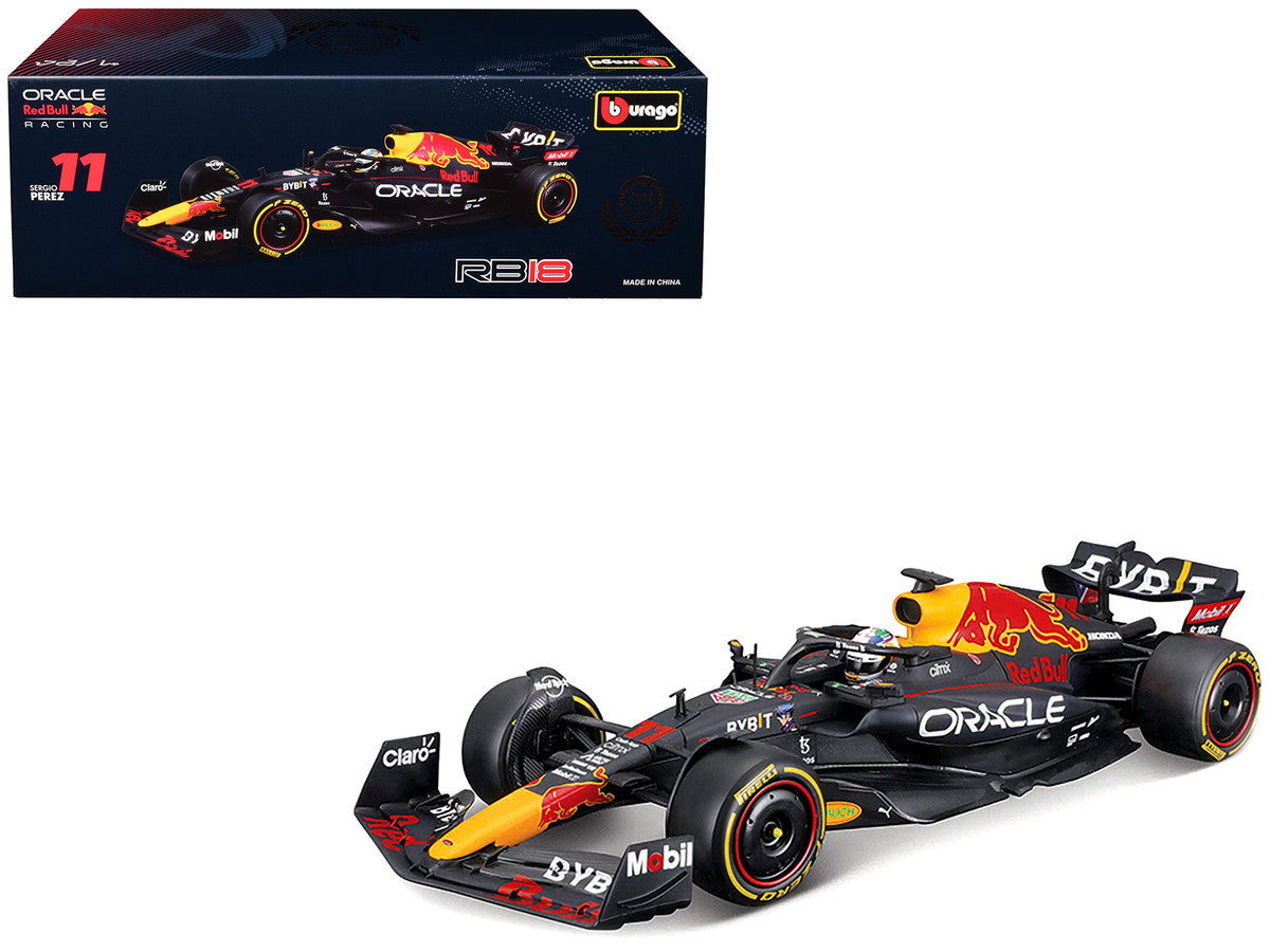 Red Bull Racing RB18 #11 Sergio Perez "Oracle" Winner Formula One F1 "Constructor's Champion" (2022) 1/24 Diecast Model Car by Bburago LuxuryLifeWay Online Store