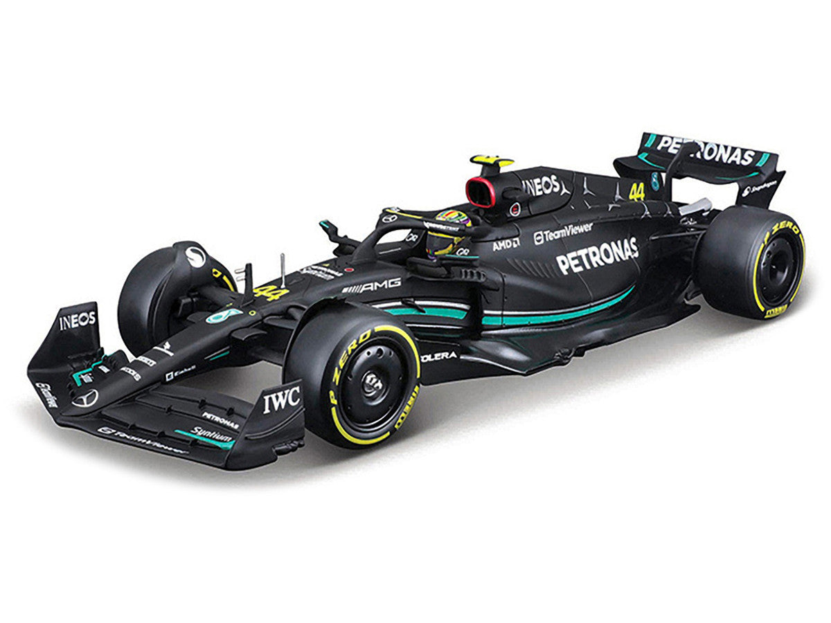 Mercedes-AMG F1 W14 E Performance #44 Lewis Hamilton "Petronas" Formula One F1 "World Championship" (2023) 1/24 Diecast Model Car by Bburago LuxuryLifeWay Online Store