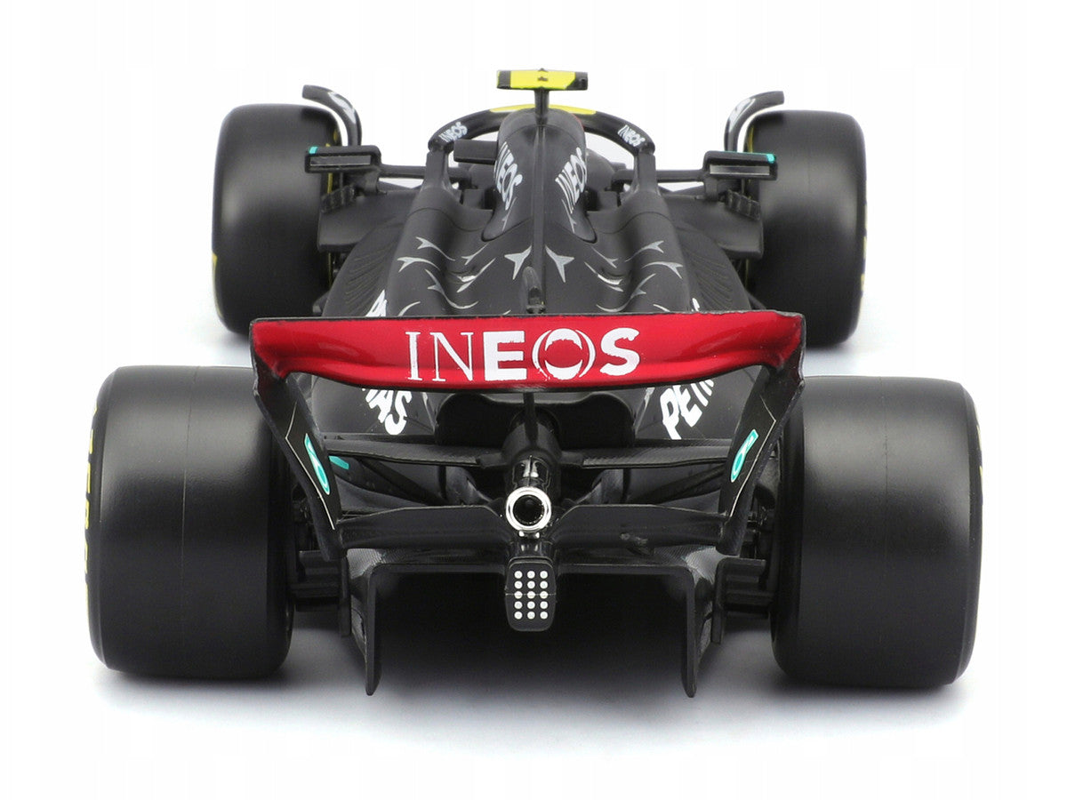 Mercedes-AMG F1 W14 E Performance #44 Lewis Hamilton "Petronas" Formula One F1 "World Championship" (2023) with Driver Figure "Race" Series 1/24 Diecast Model Car by Bburago LuxuryLifeWay Online Store