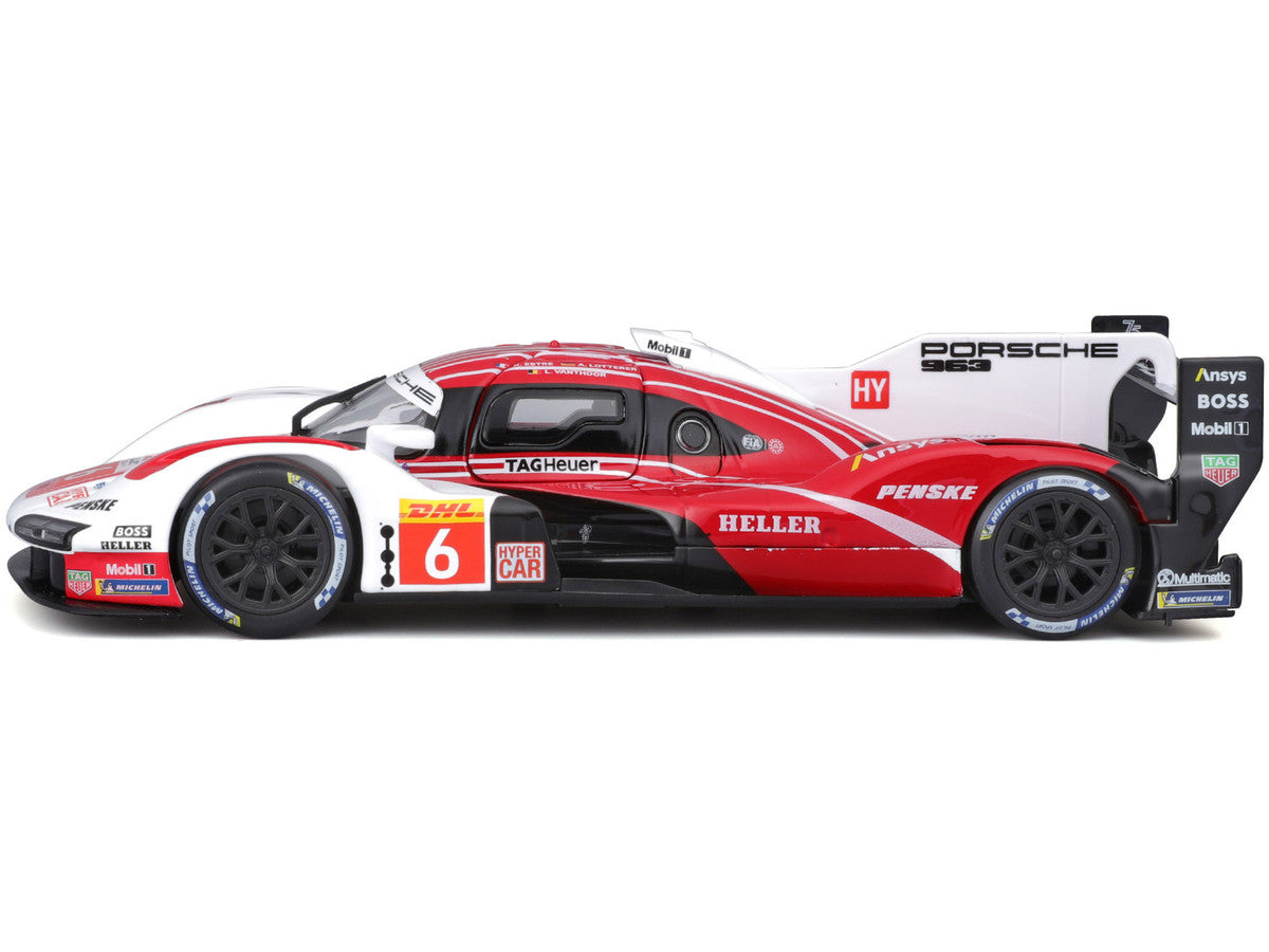 Porsche 963 #6 Kevin Estre - Andre Lotterer - Laurens Vanthoor "Porsche Penske Motorsport" Winner "FIA World Endurance Championship" (2024) 1/24 Diecast Model Car by Bburago LuxuryLifeWay Online Store