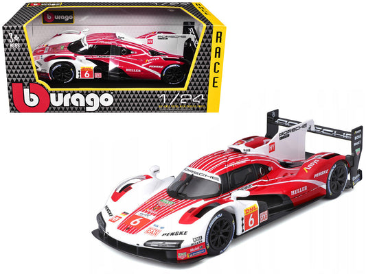 Porsche 963 #6 Kevin Estre - Andre Lotterer - Laurens Vanthoor "Porsche Penske Motorsport" Winner "FIA World Endurance Championship" (2024) 1/24 Diecast Model Car by Bburago LuxuryLifeWay Online Store
