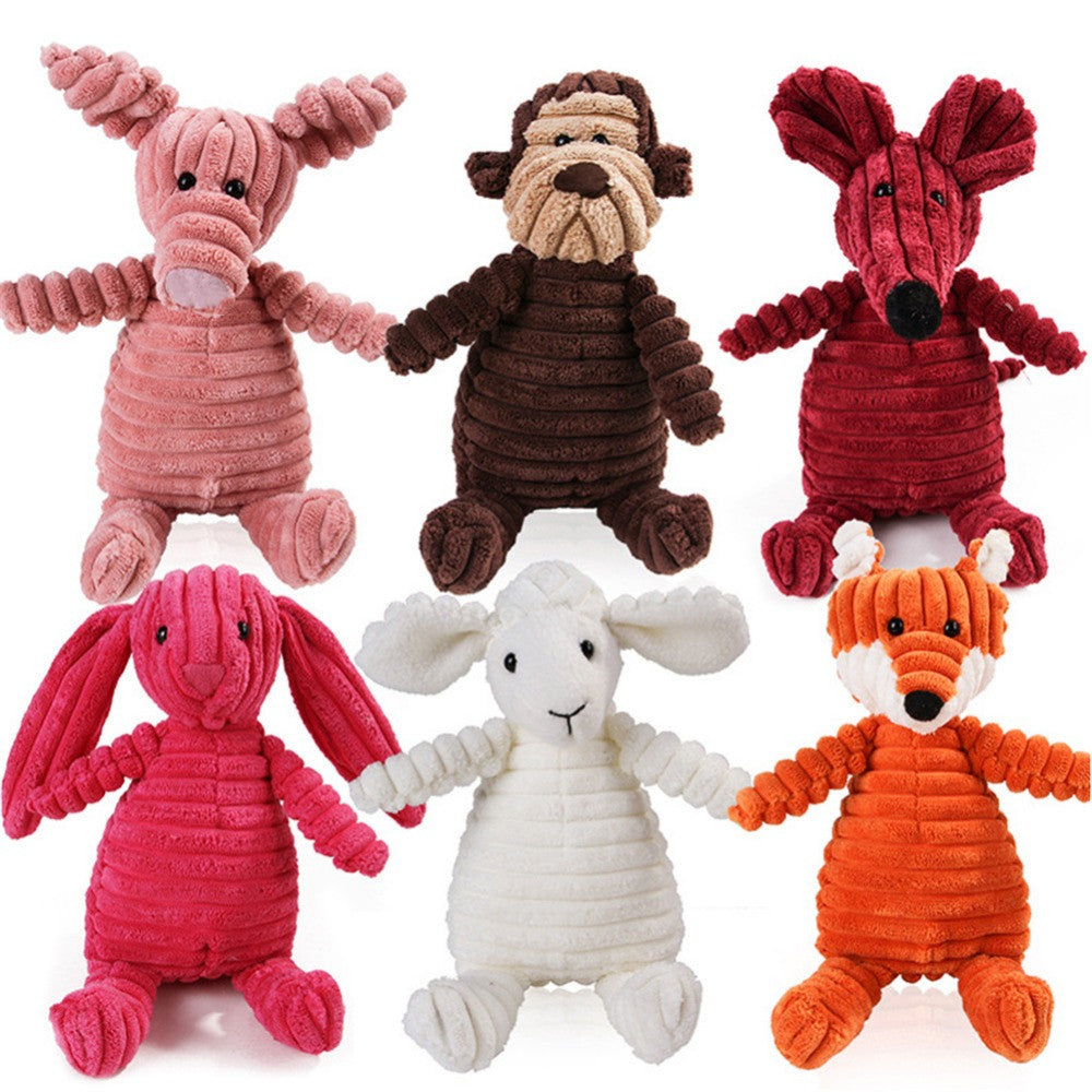 Vocal Animal Plush for Pet Dog Molar Teeth Cleaning Training LadyShow.Store