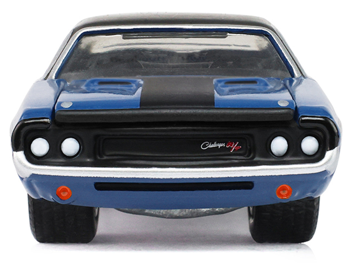 1970 Dodge Challenger Blue with Black Top "America 250 Edition" "Anniversary Collection" Series 18 1/64 Diecast Model Car by Greenlight LuxuryLifeWay Online Store