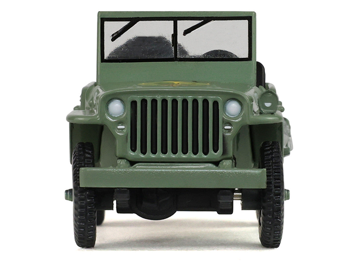 1942 Willy’s MB Jeep Olive Green "America 250 Edition" "Anniversary Collection" Series 18 1/64 Diecast Model Car by Greenlight LuxuryLifeWay Online Store