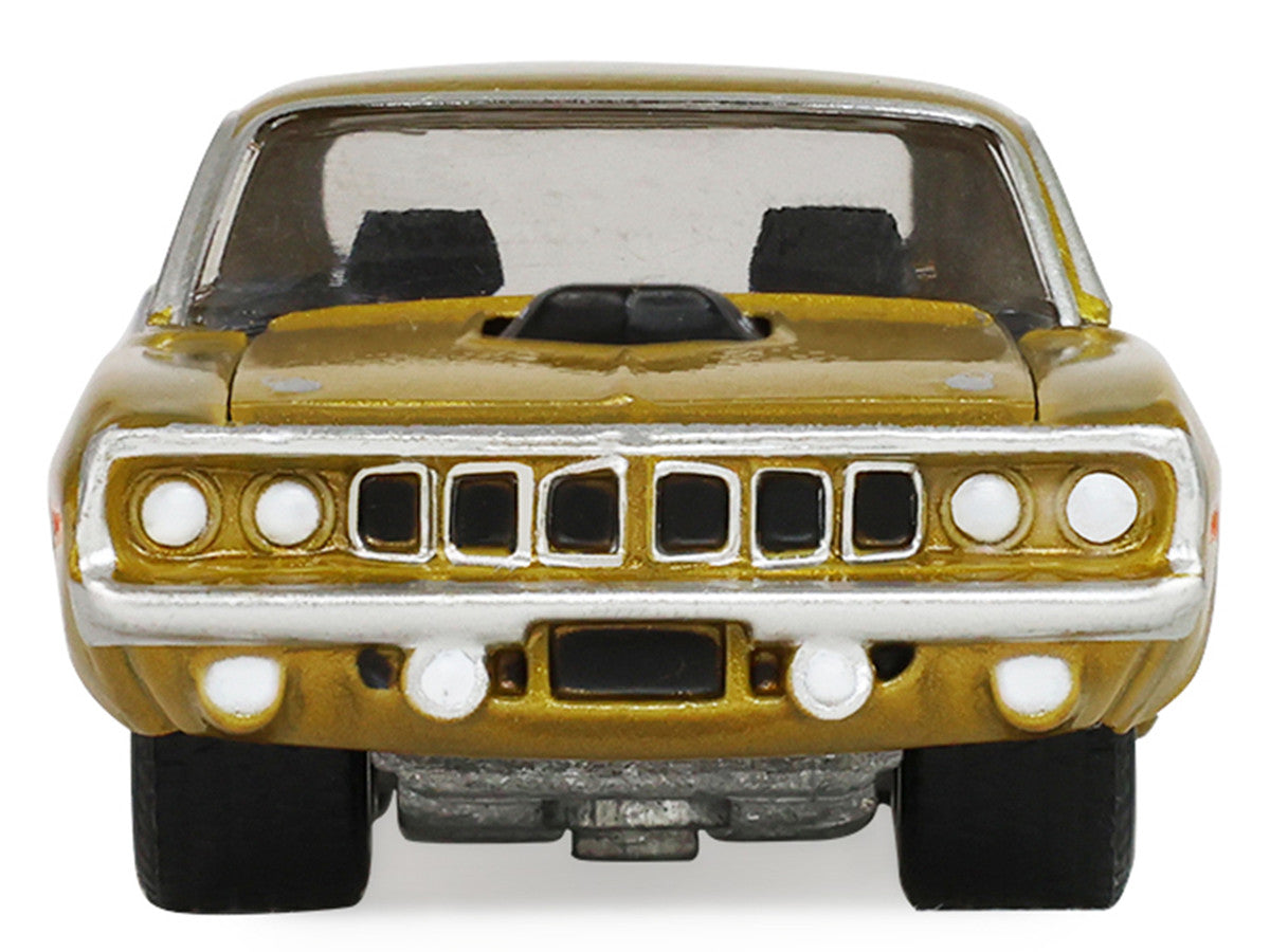 1971 Plymouth Hemi ‘Cuda Gold Metallic with Black Accents "America 250 Edition" "Anniversary Collection" Series 18 1/64 Diecast Model Car by Greenlight LuxuryLifeWay Online Store