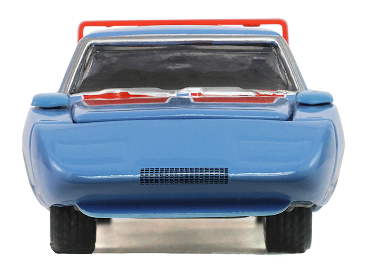 1969 Dodge Charger Daytona Blue with Red Stripes "America 250 Edition" "Anniversary Collection" Series 18 1/64 Diecast Model Car by Greenlight LuxuryLifeWay Online Store