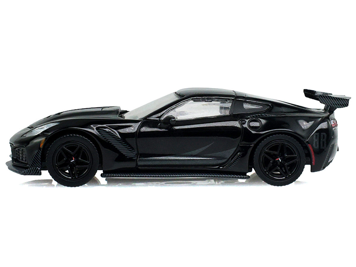 2019 Chevrolet Corvette ZR1 Black "Black Bandit" Series 31 1/64 Diecast Model Car by Greenlight LuxuryLifeWay Online Store