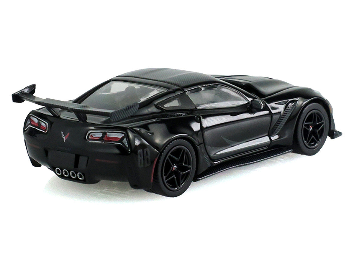 2019 Chevrolet Corvette ZR1 Black "Black Bandit" Series 31 1/64 Diecast Model Car by Greenlight LuxuryLifeWay Online Store