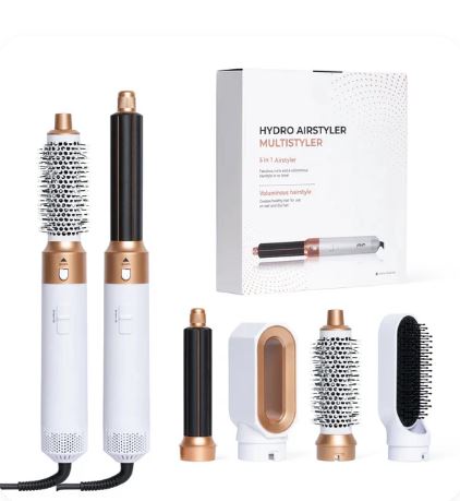 AirStyler 5-in-1 Hair Dryer and Curling Brush Set LadyShow.Store