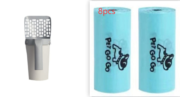 Large Capacity Toilet Bucket Portable Removable And Washable Integrated Cat Litter Scoop Pets Fashion