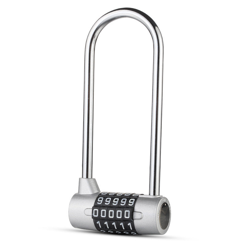 U-shaped lock door handle combination lock padlock
