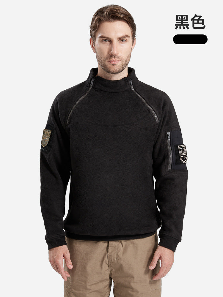 Men's Fleece Jacket with Lining for Fall and Winter Pi-Mart