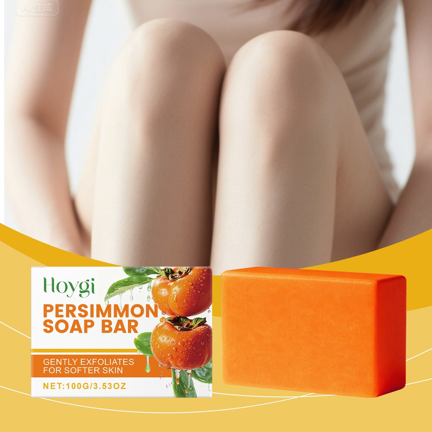 Persimmon Moisturizing Bath Soap Tri Light Beauty