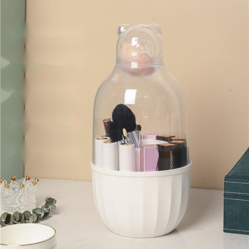 Girl Heart Lipstick Storage Box Makeup Brush Cosmetic Storage Bucket