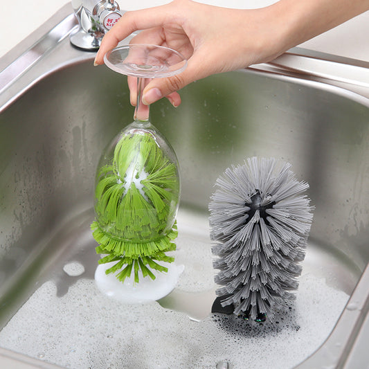 Kitchen Rotating Water Cup Tea Cup Brush Washing Cup Brush CJD2