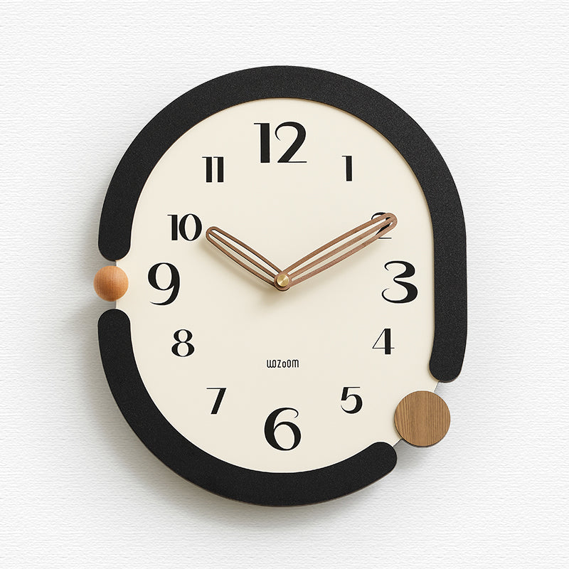 Creative Simple Living Room Punch-free Wall Clock PearlNestDecor.com