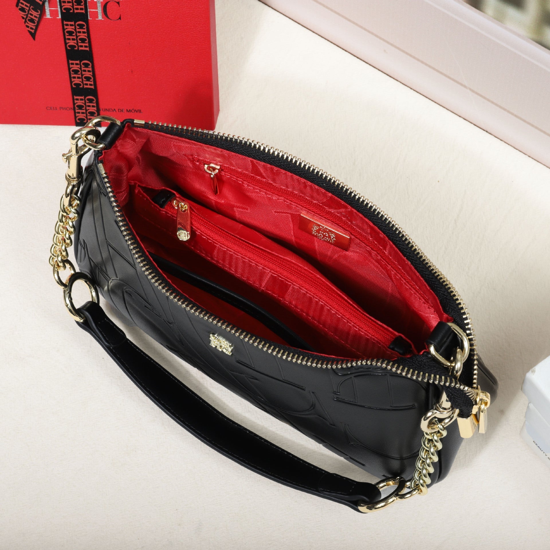 Embossed Letter Underarm Shoulder Crossbody Fashionable Trendy Womens Bag For Stylish Outfits LadyShow.Store