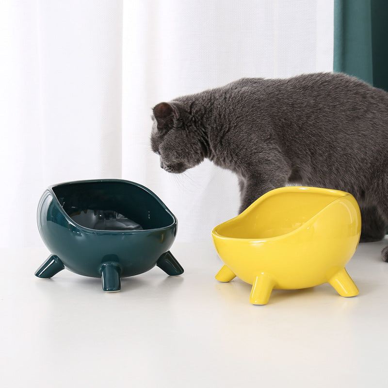 Cervical protection cat food bowl Pets Fashion