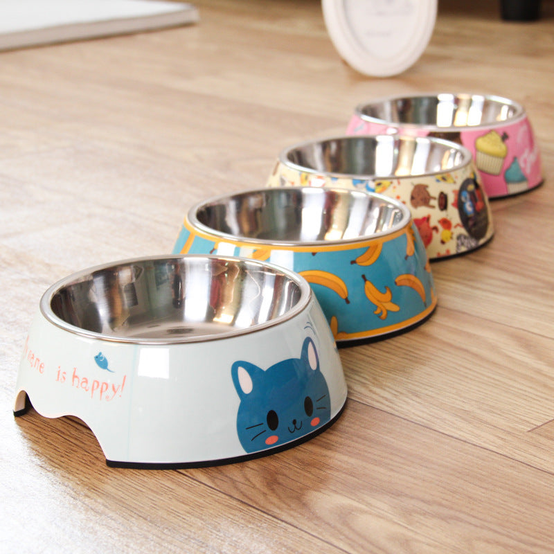 Stainless steel dog bowl cat bowl Pets Fashion