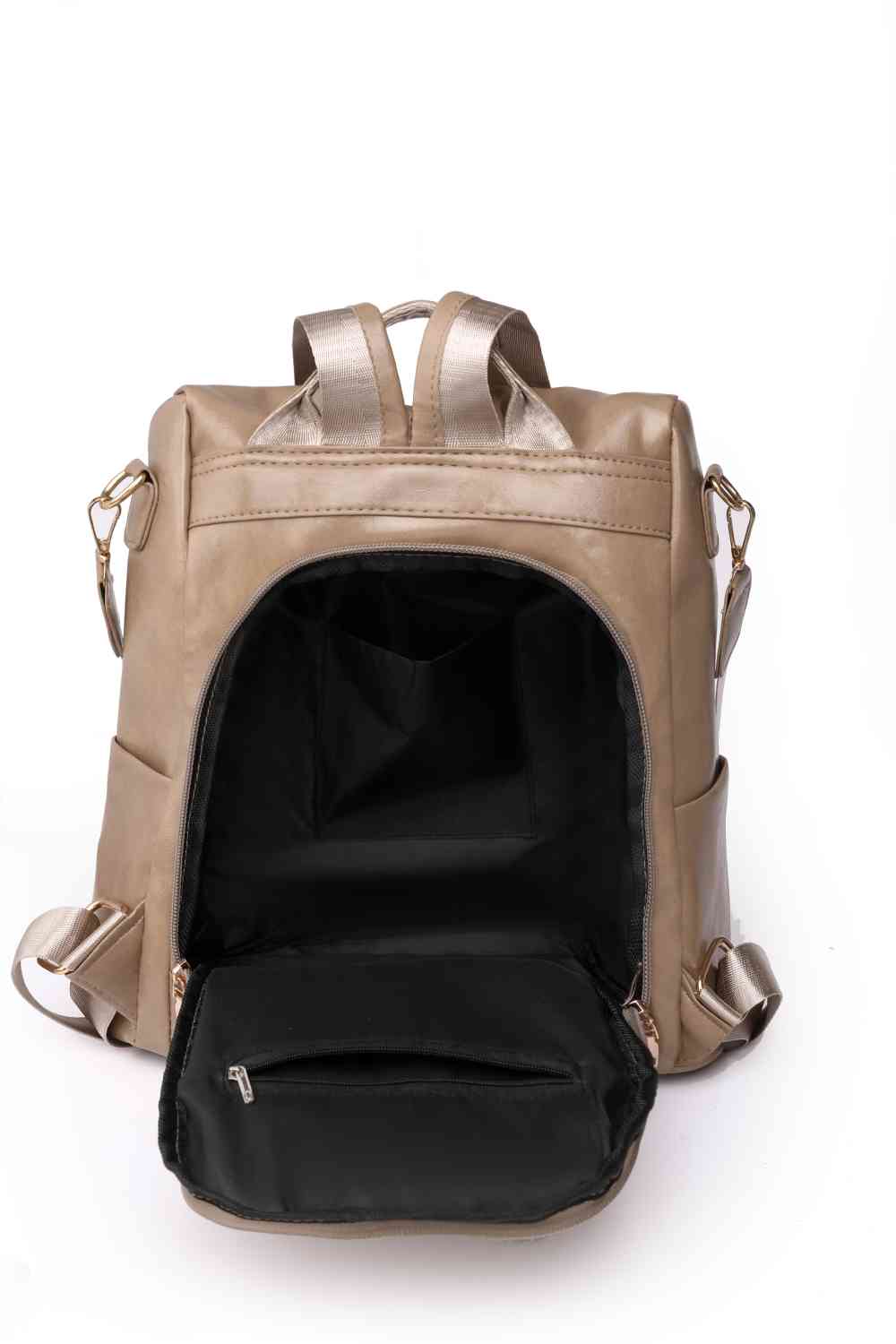 Marcy Zipper Pocket Backpack LadyShow.Store