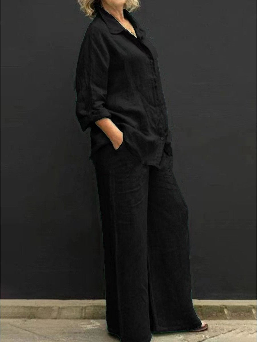 New Womens Shirt Set Casual Urban Outfit NorixaFashion.com