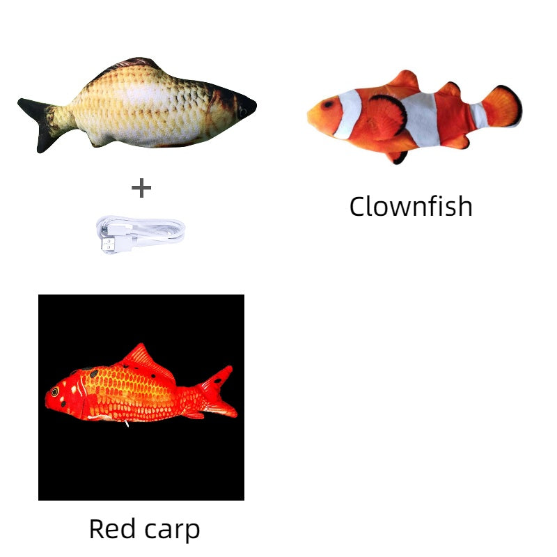 Without Cat Nip Version - Electric Jumping Fish Simulation Electric Fish Toy Pets Fashion
