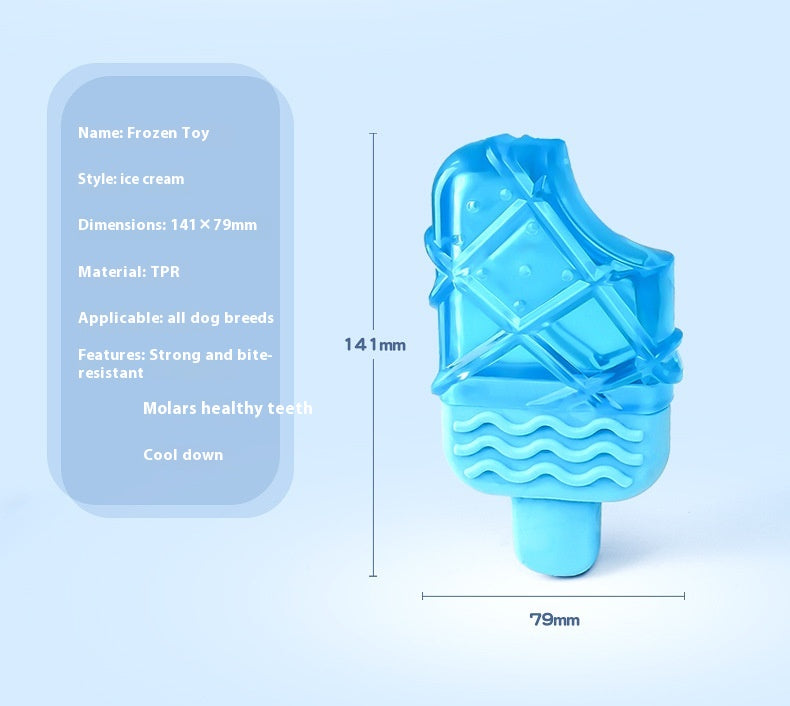 Dog Ice Sucker Cooling Water Injection Ice Candy Molar Toy Pets Fashion