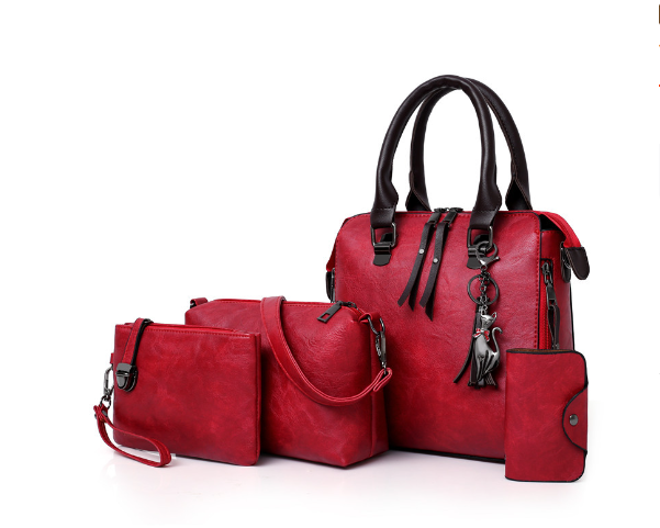 Mother-Daughter Bag Set - 5 Pieces, Large Tote Pi-Mart