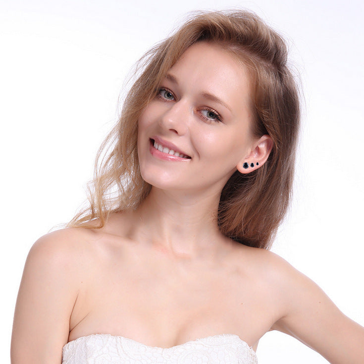 Zircon earring set