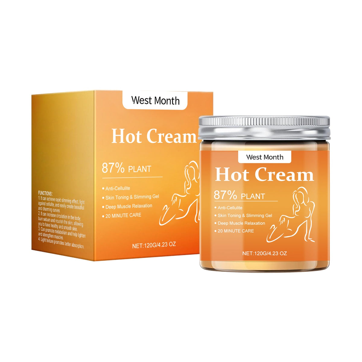 Fat-burning Firming Shaping Cream 120g Box Tri Light Beauty