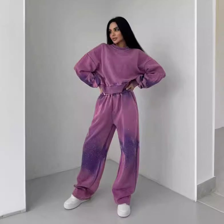 Hot Girl Sweater Trousers Suit Women LadyShow.Store