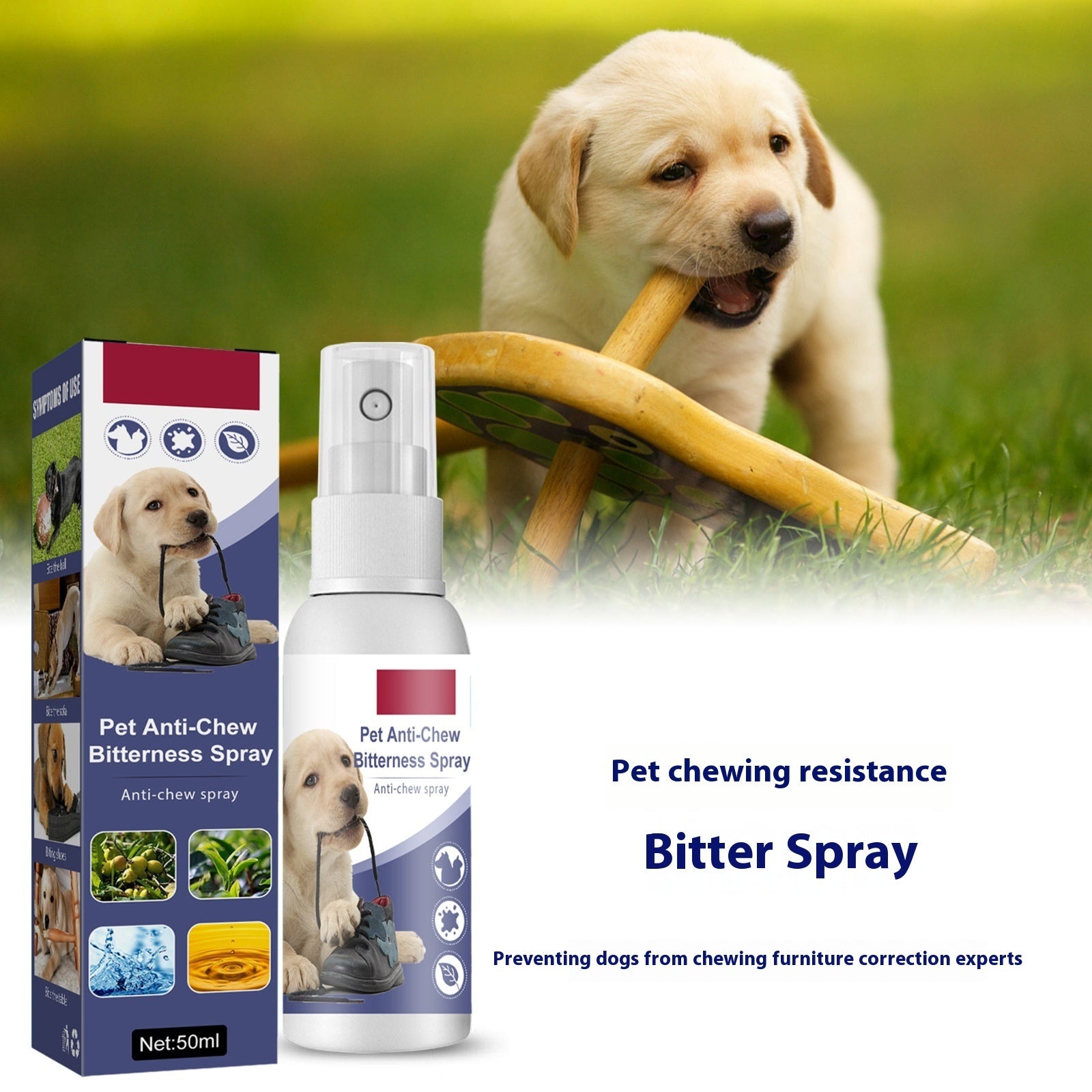 Pet Bitter Anti-bite Spray Dog Scratching Sofa Indoor Long-lasting Eviction Pets Fashion