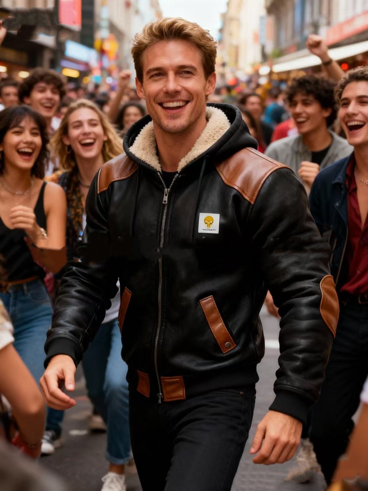 Men's Winter Fleece-Lined Thick Hooded Jacket Best YouTube Store