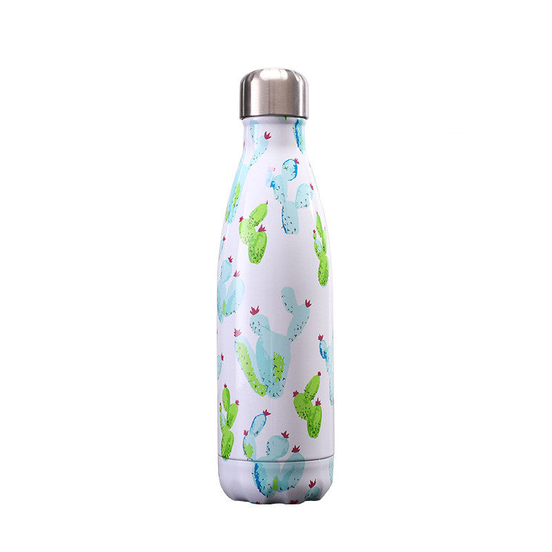 Insulated Cup, Sports Water Bottle, Cola Bottle LadyShow.Store