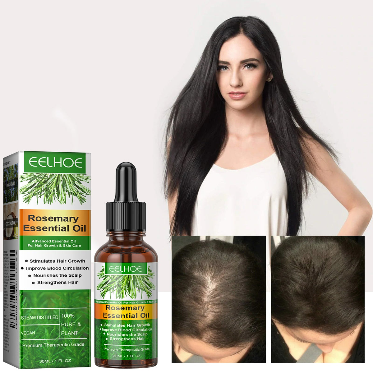 Rosemary Essential Oil 30ml 1box Tri Light Beauty