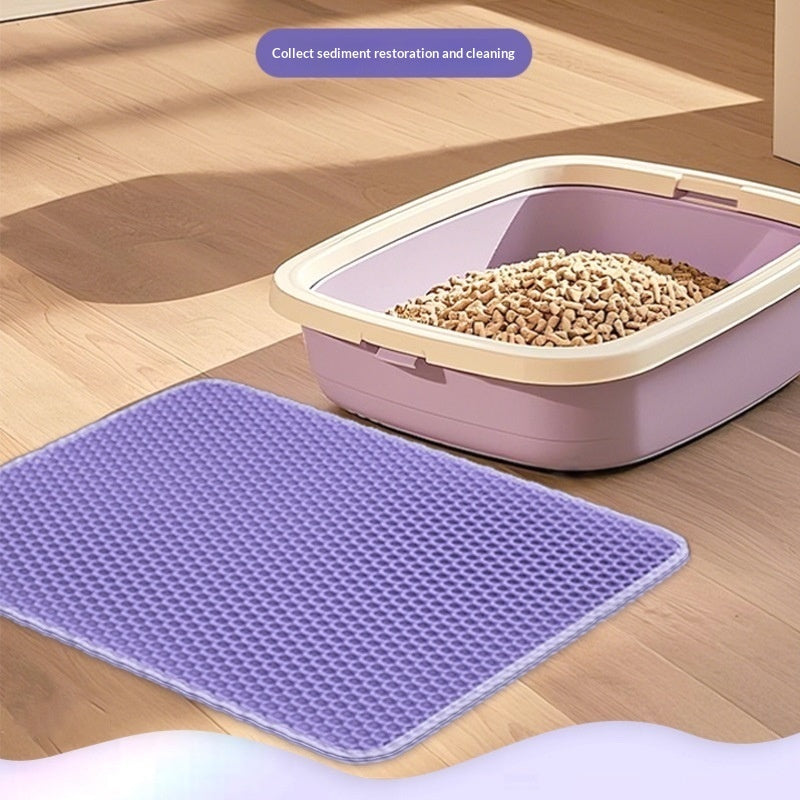 EVA Double-layer Removable Cat Litter Mat Pets Fashion