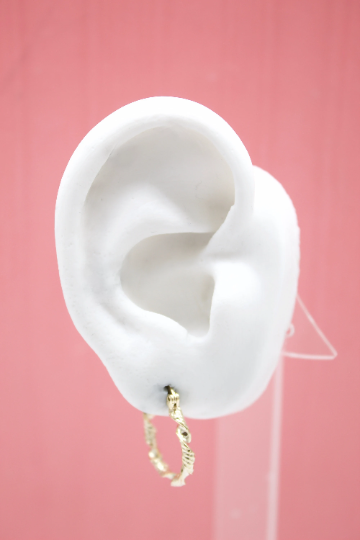Twisted Leverback Hoop Earrings LuxuryLifeWay Online Store