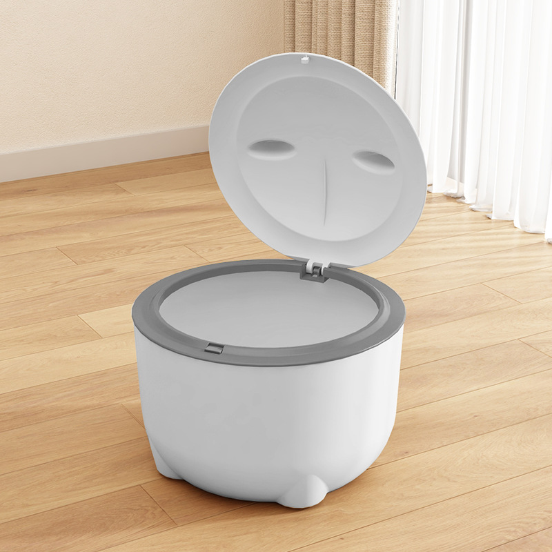 Pet trash bin-yellow-PP-1 pc Pets Fashion