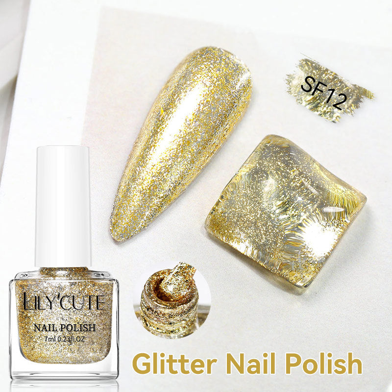 Quick-dry Metallic Mirror Nail Polish, No Baking Required LadyShow.Store