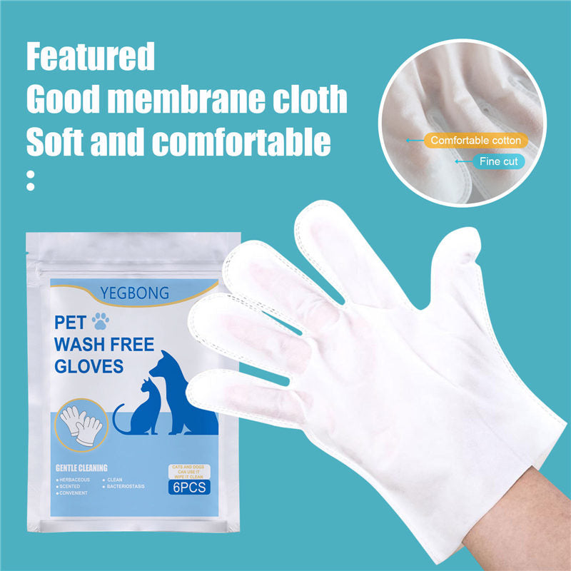 No-bath And Cat-free Non-woven Gloves Pets Fashion