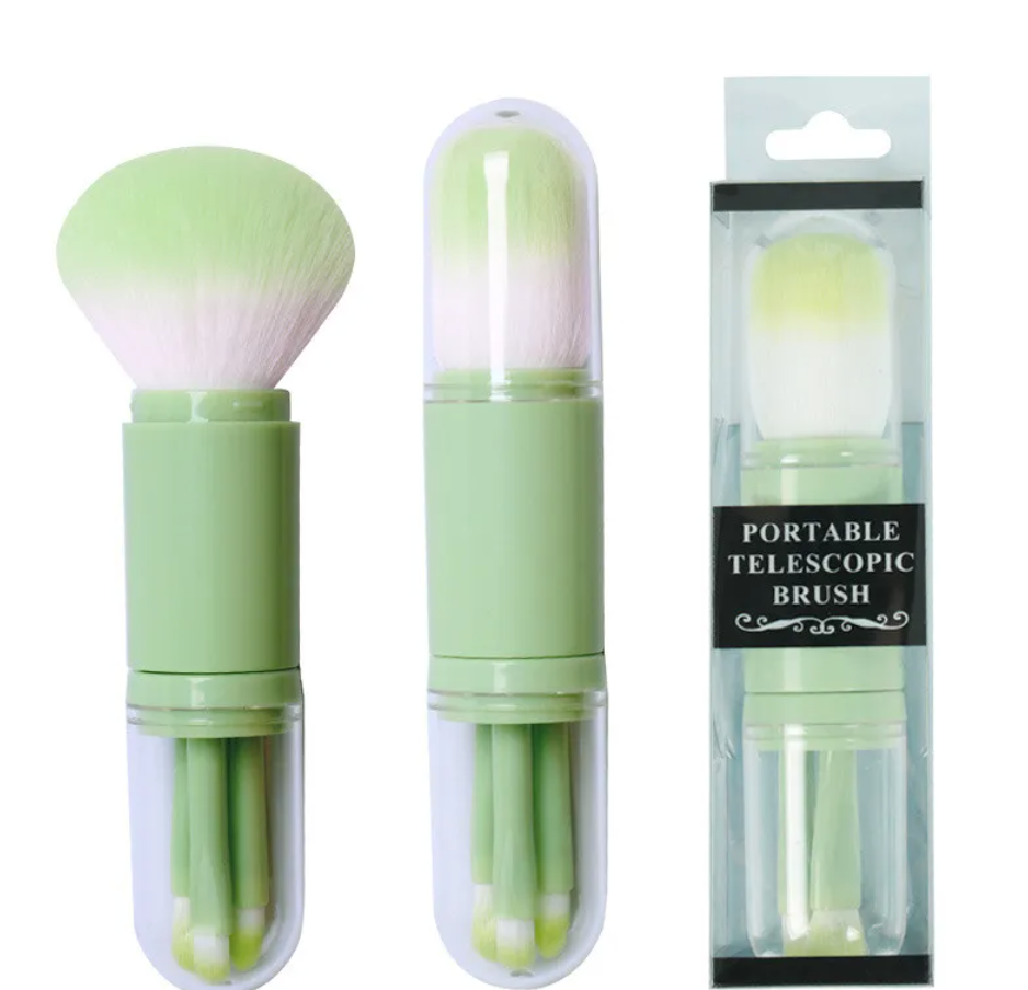 4-in-1 Retractable Portable Makeup Brush LadyShow.Store