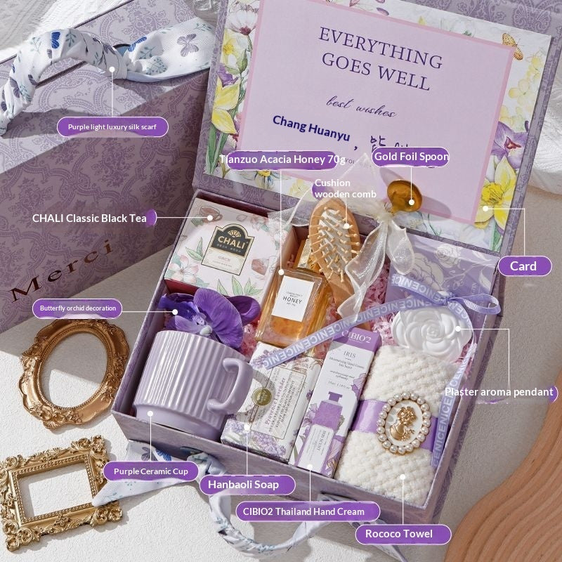 International Women's Day Gift Goddess Bridesmaid Wedding High-end Practical Birthday Gift Box Wedding Guest Gift LadyShow.Store