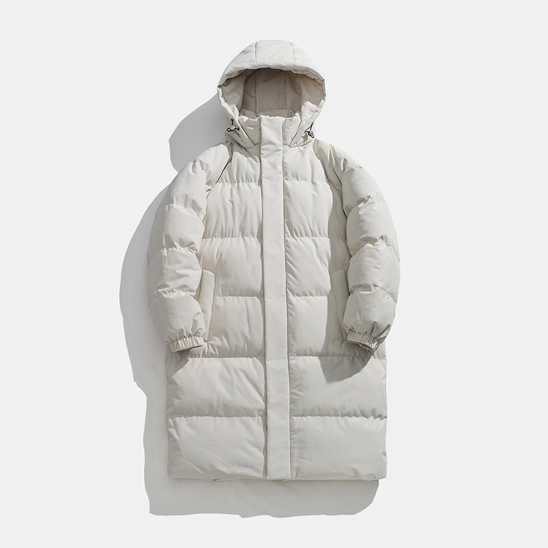 Mid-length Cotton Clothing Men's Thick Warm Jacket Best YouTube Store