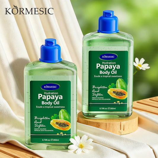 KORMESIC Papaya Body Oil -GB- -Foreign Version- 260ml Tri Light Beauty
