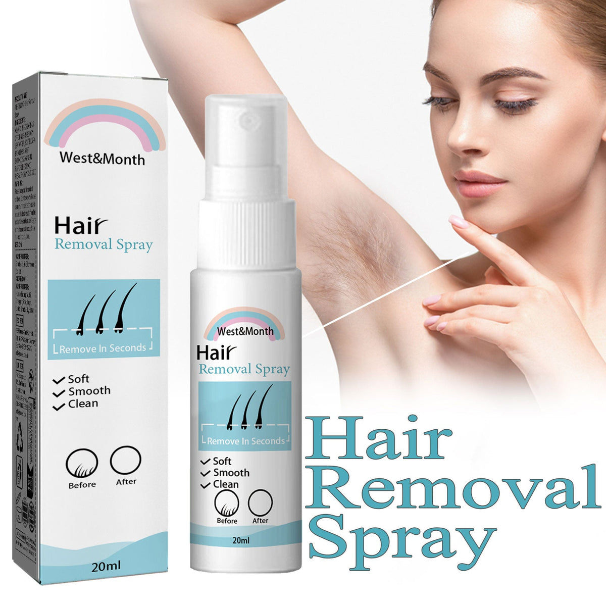 Hair Removal Spray 20ml 1 Box Tri Light Beauty